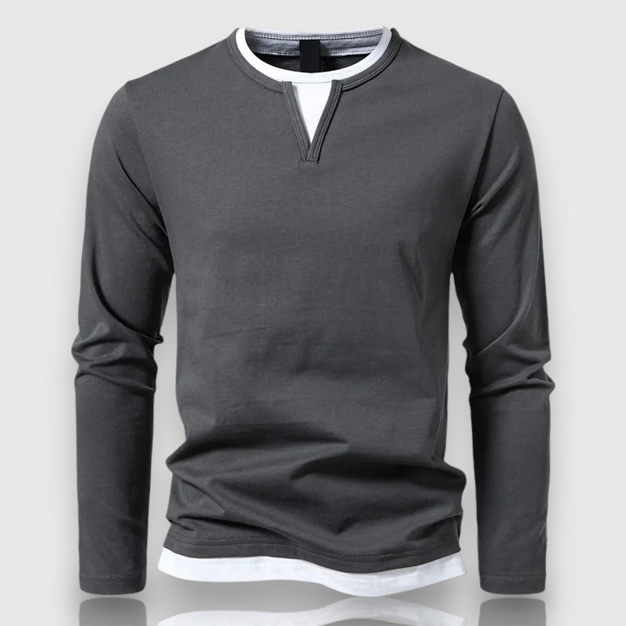 Patrick™ | Henley met Lange Mouwen
