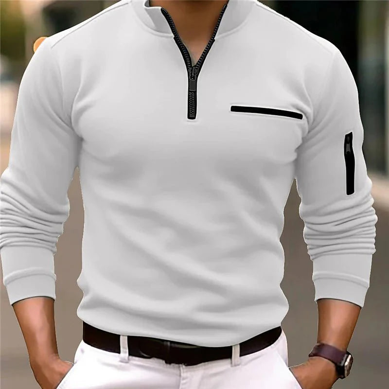 Corbin™ | Luxe Kwart-Rits Polo