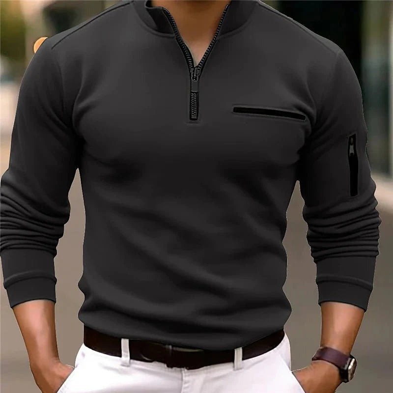 Corbin™ | Luxe Kwart-Rits Polo
