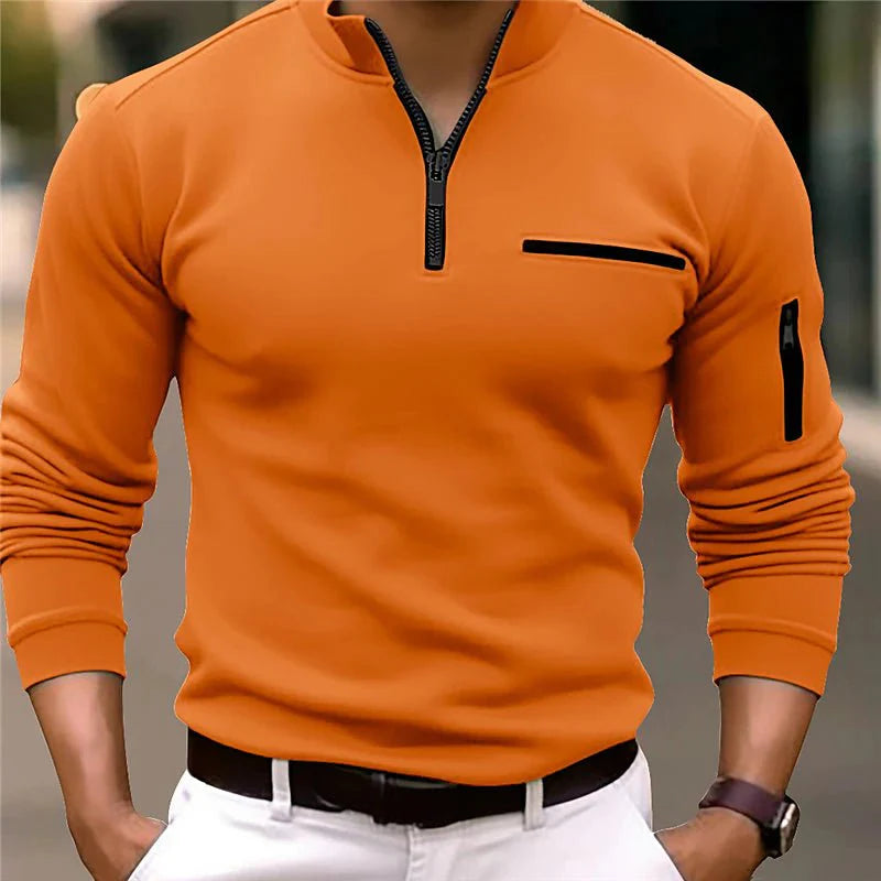 Corbin™ | Luxe Kwart-Rits Polo