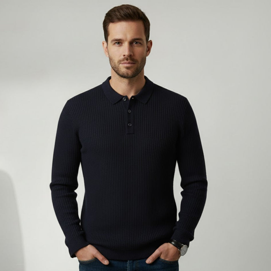 Brian™ | Luxe Polo met Lange Mouwen