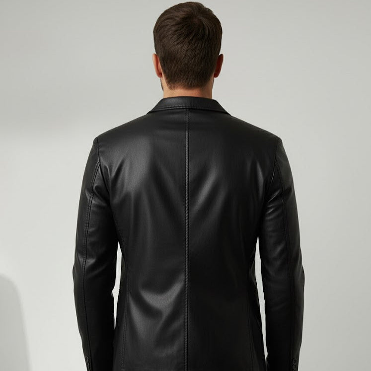 Aaron™ | Edel Leren Jas
