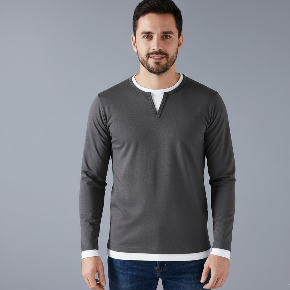 Patrick™ | Henley met Lange Mouwen
