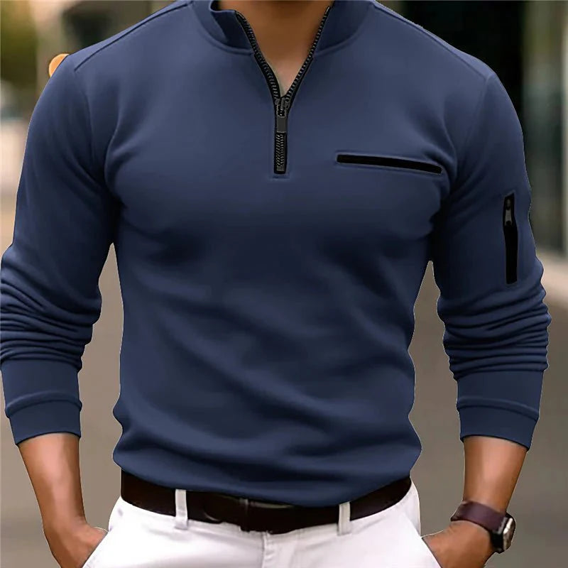Corbin™ | Luxe Kwart-Rits Polo